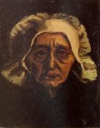 Head of an old Peasant Woman with White Cap (nn04) Vincent Van Gogh
